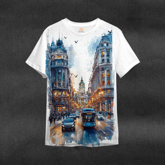 The City Art Printed T-Shirt
