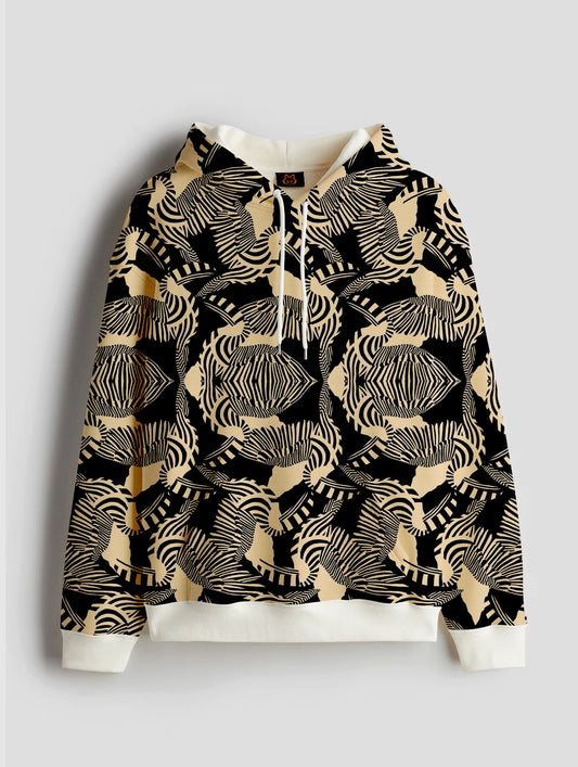 Tocu Bird Printed Hoodie
